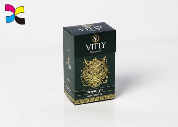 Cheap Tea Delicate Custom Packaging Boxes Golden Foil Chinese Traditional Style Cigarette for sale