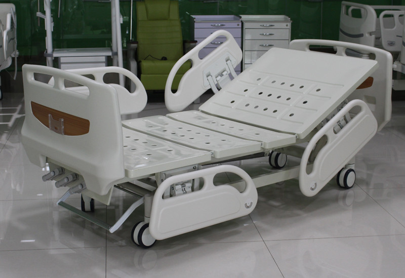 Three Function Manual Patient Bed Hospital For Palliative Care And Hospice Units