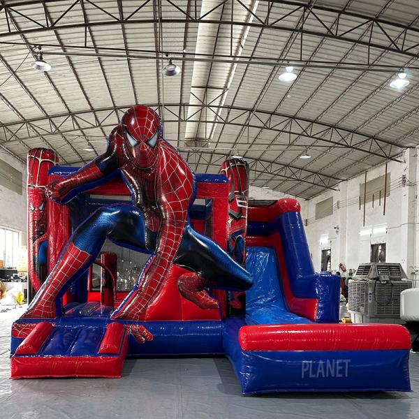Commercial Grade Inflatable Spider Man Bounce House Inflatable Jumping Castle