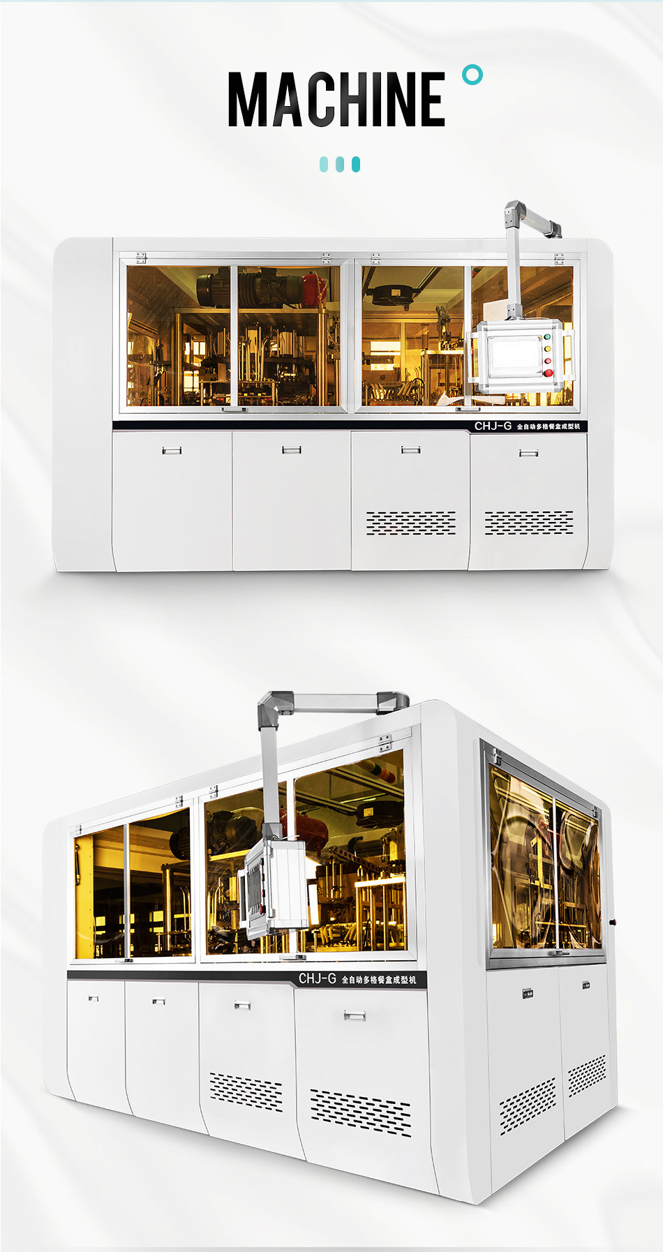12kw Fully Automatic High Speed Disposable Paper Box Making Machine