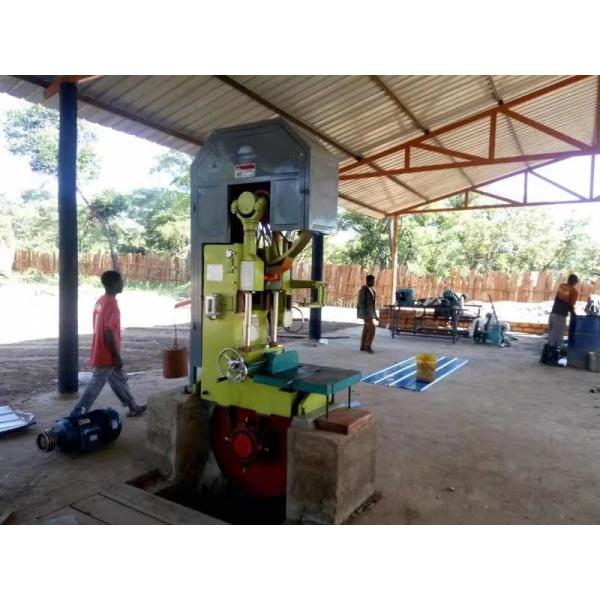 60 Inch Wood Cutting Vertical Bandsaw Mill With Log Carriage,Log Band Sawmill Machine