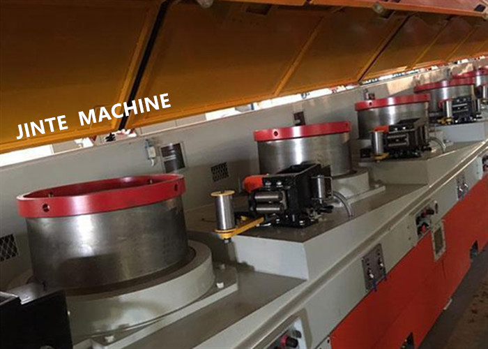 Water Cooling 14m/S Pulley Wire Drawing Machine