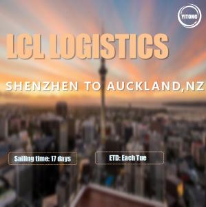 Quality Shenzhen To Auckland New Zealand LCL International Shipping With Warehousing Service wholesale