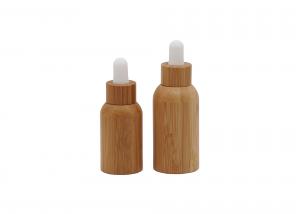 Quality Carving Craft 30ml 18/410 Bamboo Glass Dropper Bottles wholesale