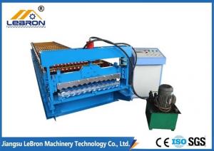 China 45# forged steel corrugated roof sheet roll forming machine,colorful metal roof on sale