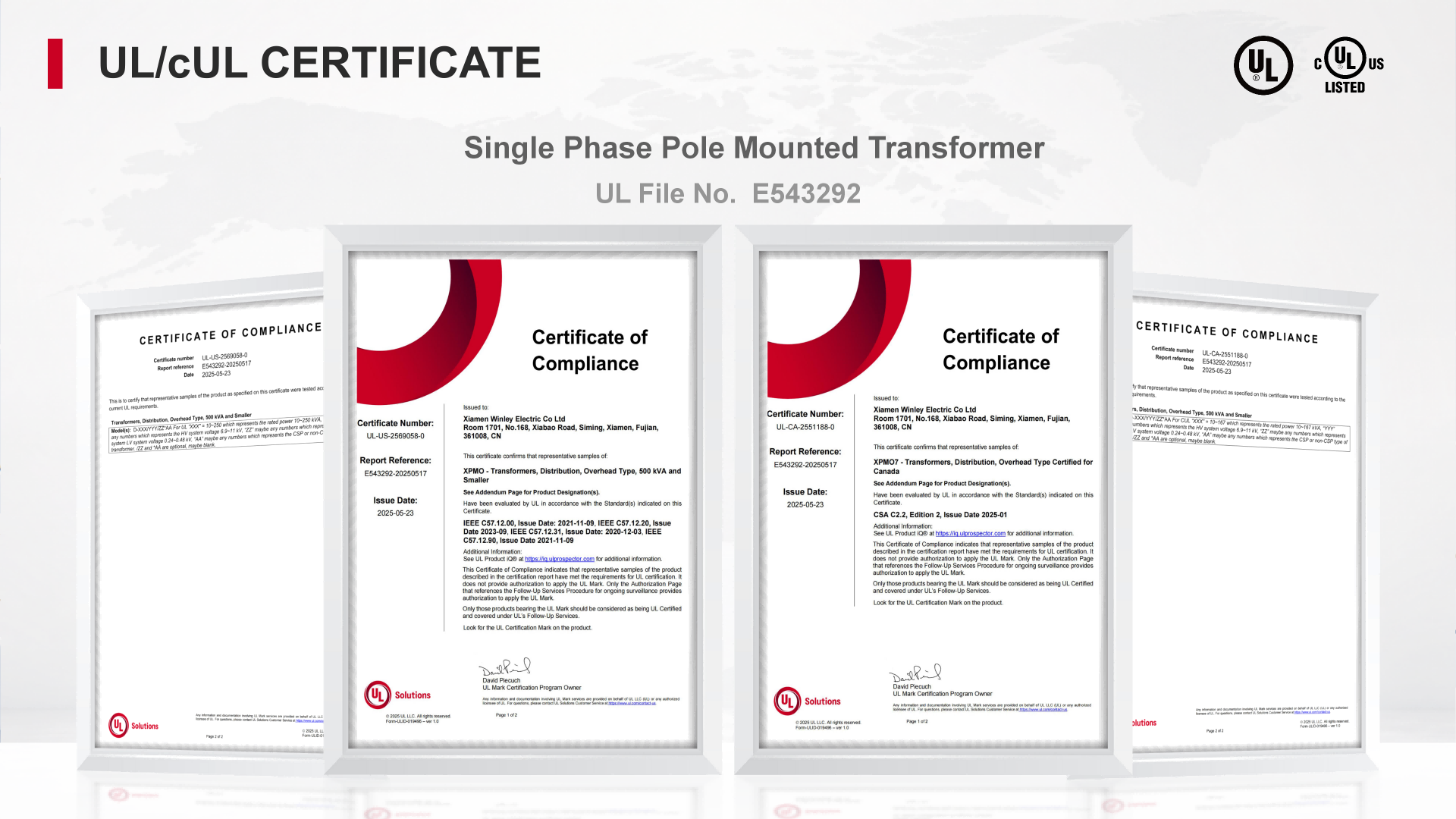 333kVA Single Phase Pole Mounted Distribution Transformer 14.4kV/7.2kV to 480V for Rural Commercial Facilities