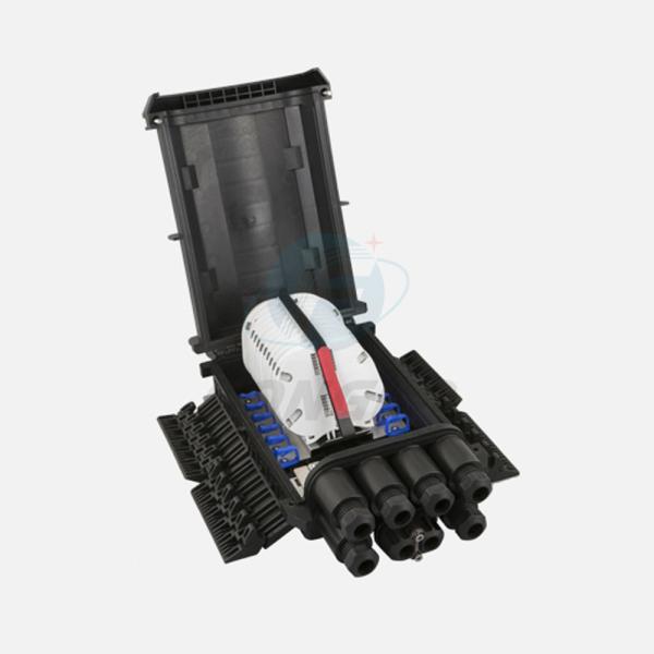 Maximum Fusion 288Cores Horizontal 4 Inlet 4 Outlet Ports Fiber Optic Splice Closure