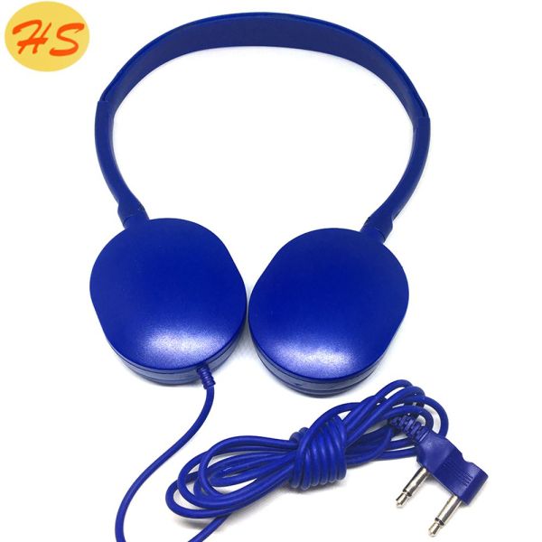 Wholesaler Radio HT-003 Headset Over Ear Wired Headphone with Noise Cancelling and Microphone Control Button No