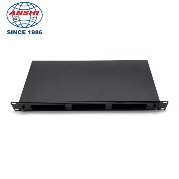 12 Ports 24 Cores SC/UPC Fiber Optic Patch Panel ODF 19 Inch Rack Mount