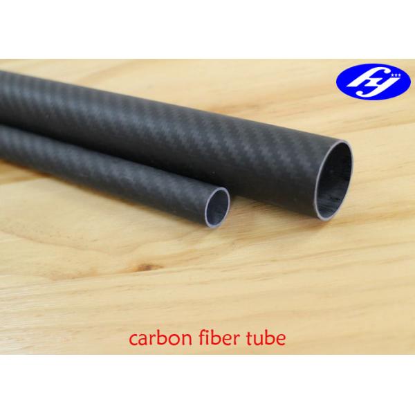Customized Round CFRP Carbon Fiber Tube With Matte Or Glossy Pultrusion Shape