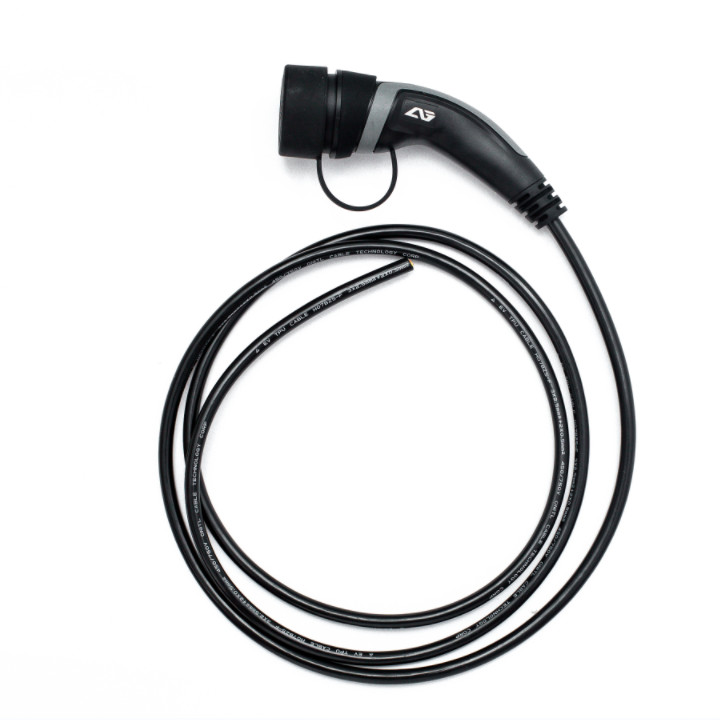 3.6KW 16A Electric Car Type 2 AC Charger IEC 62196 White Black
