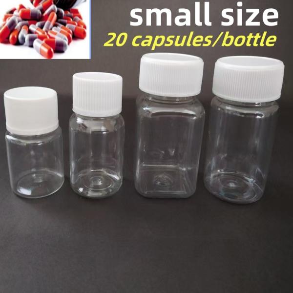 30ml PET Clear Tablet Capsule Pharmaceutical Plastic Packaging Plastic Capsule