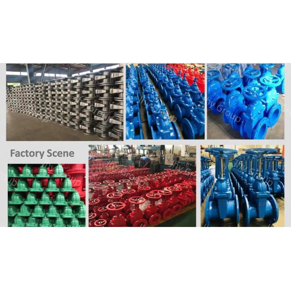 F5 DIN Non Rising Sluice Valve Flange Ends Resilient Seat Rubber Seat Gate Valve