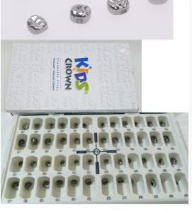 Quality Stainless Steel Orthodontic Dental Lab Equipment Primary Molar Kids Crown Refill Kit wholesale