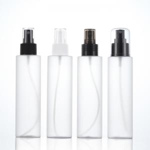 China 150ml Plastic Fine Mist Spray Bottles Frosted PET Face Sprayer on sale