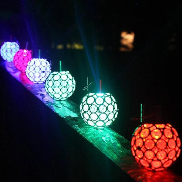 Waterproof Solar LED Lantern Hanging Light Outdoor Garden Courtyard Atmosphere Light