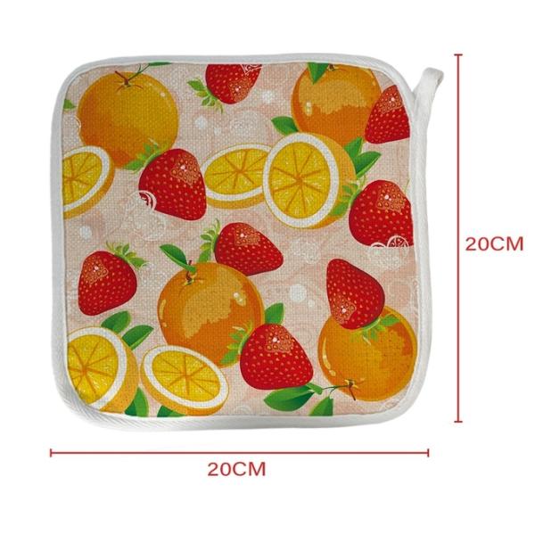 Blank Linen Sublimation Pot Holder Heat Resistant Sublimation Oven Mitt