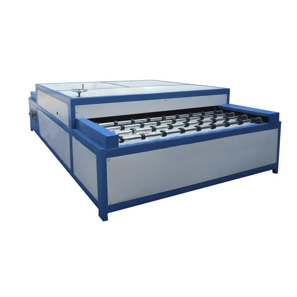 Insulating glass heating roller press glass machine
