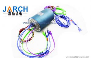 Quality 500Rpm 2 Channel USB Ethernet Slip Ring 1000Base-T Through Bore Size 20.4mm wholesale