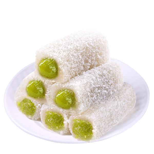Longjing Tea Flavored Rice Mochi product display