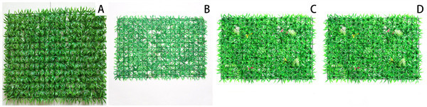 Artificial Flower Lawn Synthetic Vertical Garden Eco Friendly 1001D 1001E