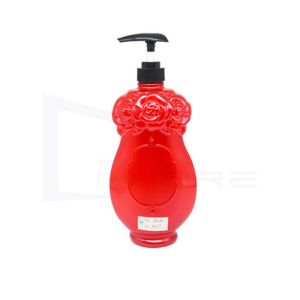 Quality 850ml Bulk Silk Print Empty Plastic Shampoo Bottles wholesale