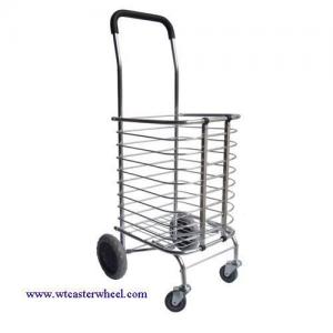 Quality Shopping cart /Luggage Trolley Aluminium laundry basket cart wholesale