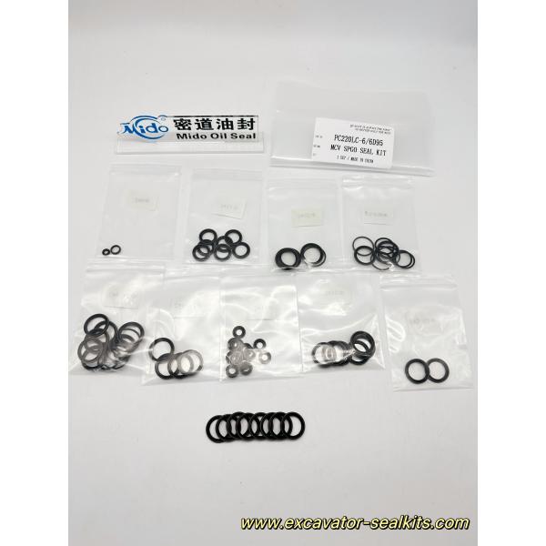 706-75-01101 706-75-01150 PC220LC-6 6D95 SPGO Excavator Accessories Main Control Valve Seal Kit