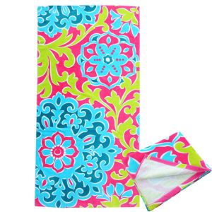 Quality 30x60&quot; 100% Cotton Velour Beach Towels With Customized Service wholesale