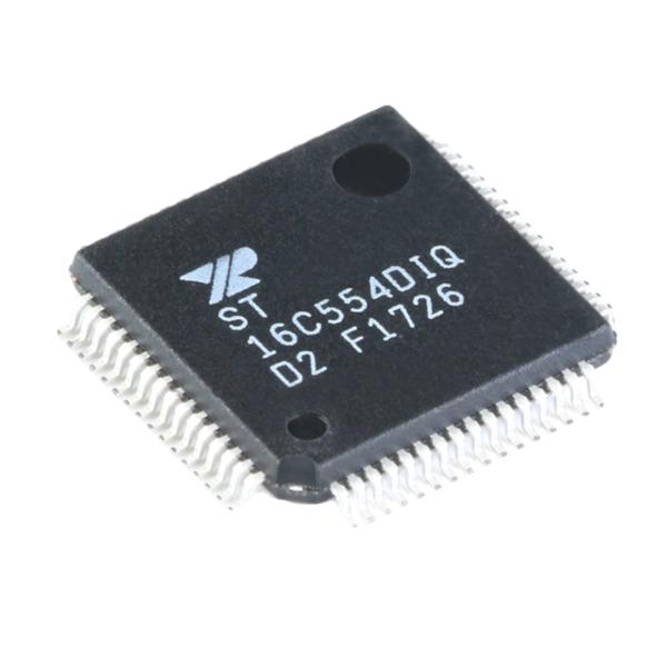 Four Channel UART IC 16 Byte 2.97V To 5.5V ST16C554DIQ64-F