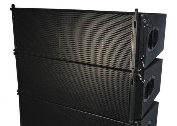 Cheap Black Compact Line Array Speakers Large Format 3 - Way Line Array Loudspeaker for sale