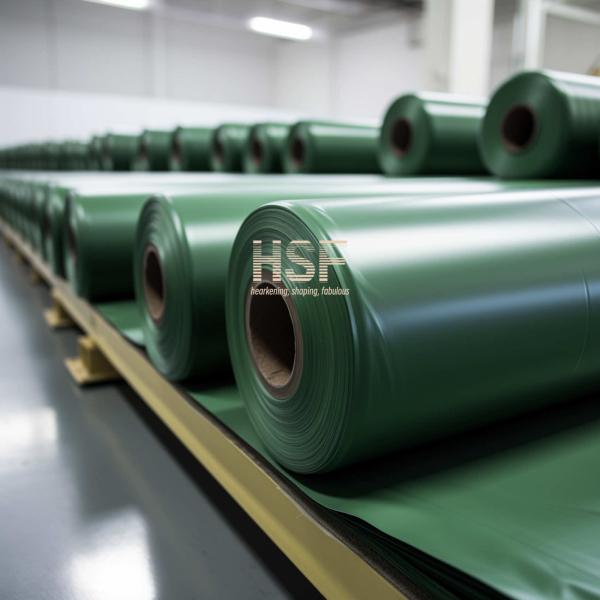 80μm Opaque Dark Green High Density Polyethylene Film for Industrial Packaging