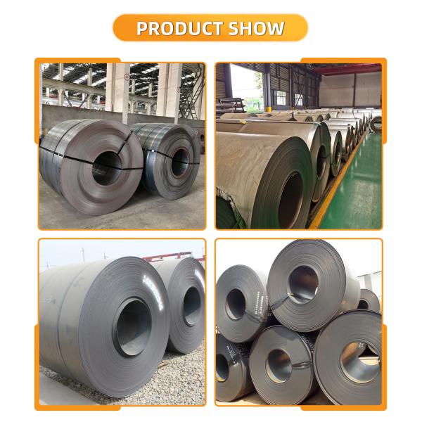 2.4mm HRC Hot Rolled Black Steel Coil Plate Carbon Steel Q345 16Mn St37 St52