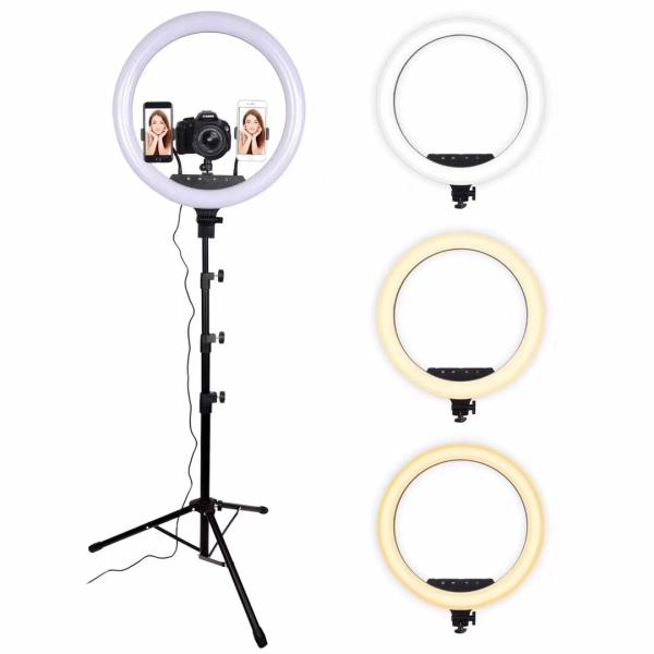 8" 10" 12" Photography Studio Kit Ring Lights Led Ringlights 1200 LM