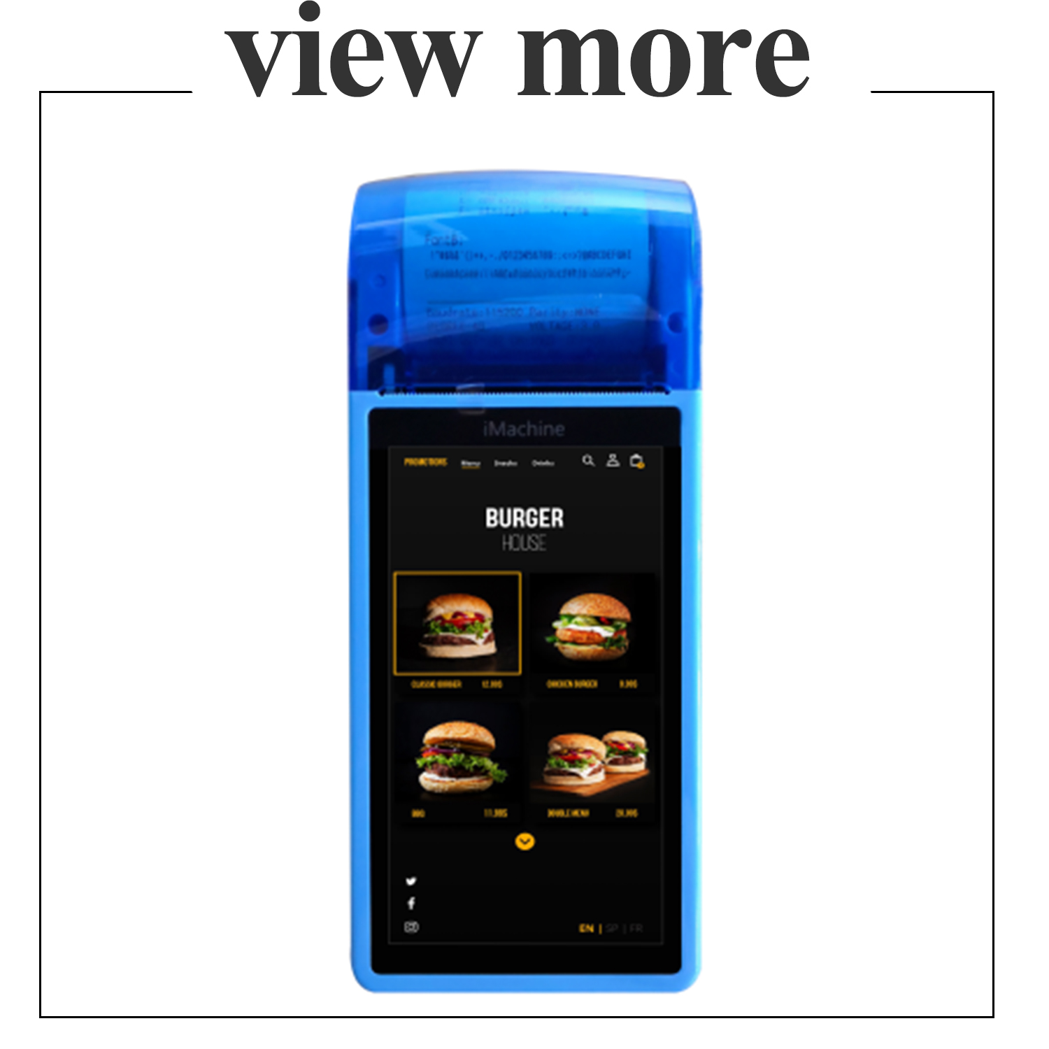 Android 9 Wifi 4G Barcode Scanner Pistol Grip NFC Reader 4500mah