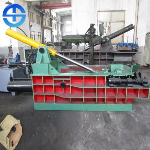 Quality PLC Scrap Metal Baler Aluminium Scrap Baling Press Machine 18.5 Kw Bale Size 300×300 Mm wholesale