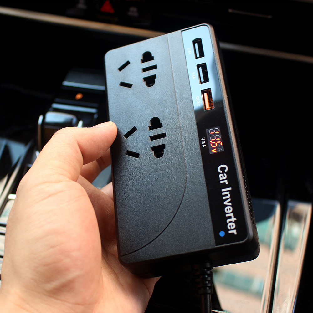 150W Car Power Inverter 12V 24V Car Mobile Charger Top Seller Fast Charging Usb Car Charger