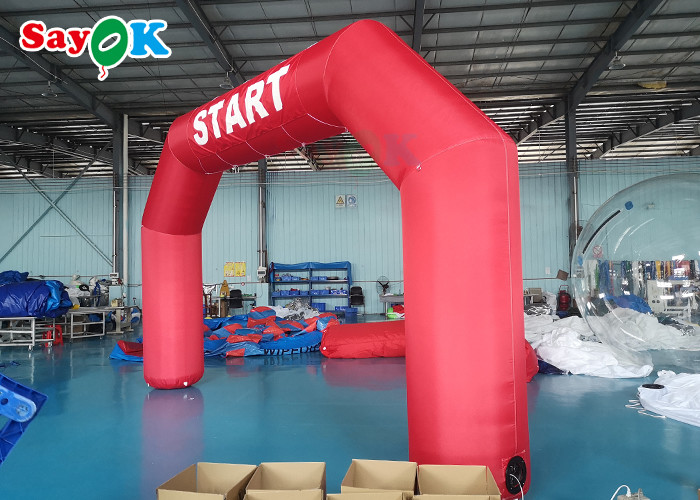 Square PVC Tarp Diamond Inflatable Entrance Arch For Wedding Event Decorations