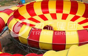 Quality Theme Park Equipment Space Bowl Water Slide Supper Crater Van for 2 Persons wholesale