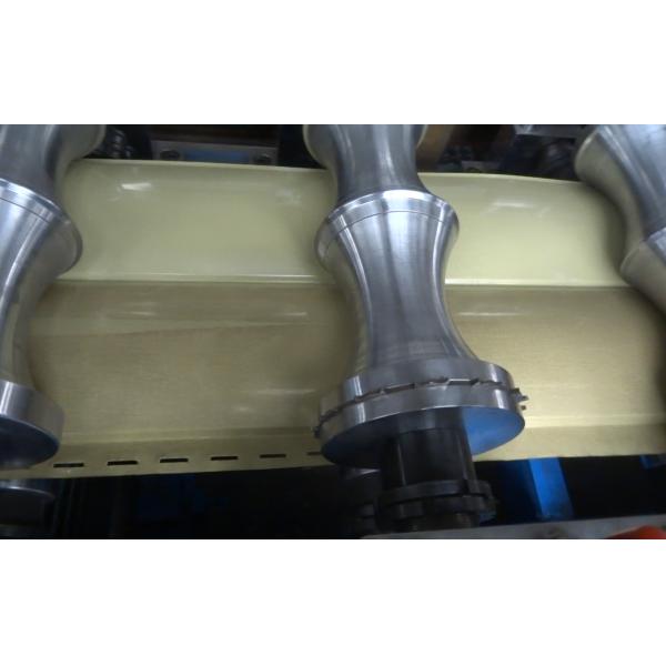 Efficient Customized Roll Forming Machine For Galvanized Steel Siding With Oval Hole Punching