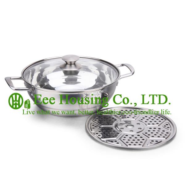 cookware with stainless steel manufactuer in China, kitchenware for sale, cooking pot,steamer pot,soup,mini pot kitchen