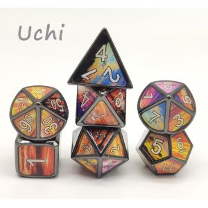 Polyhedral Tiny Dice Set Lightweight Multipurpose Hand Carved