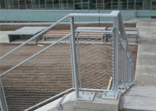 X Tend Stainless Steel Architectural Mesh 40x40mm Steel Cable Netting