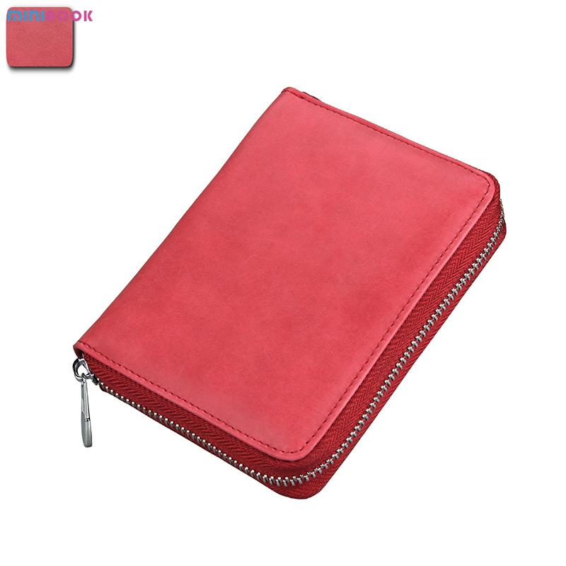 Large Capacity ID Credit Card Holder Organ Zipper Coin Purse for Men and Women Sample
