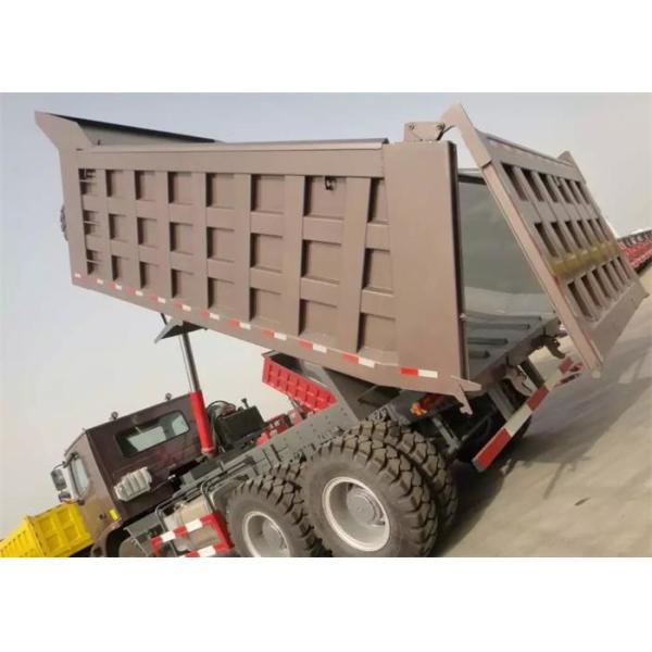 70 Tons HOWO Mining Tipper Dump Truck 6X4 371HP High Strength Steel Cargo Body