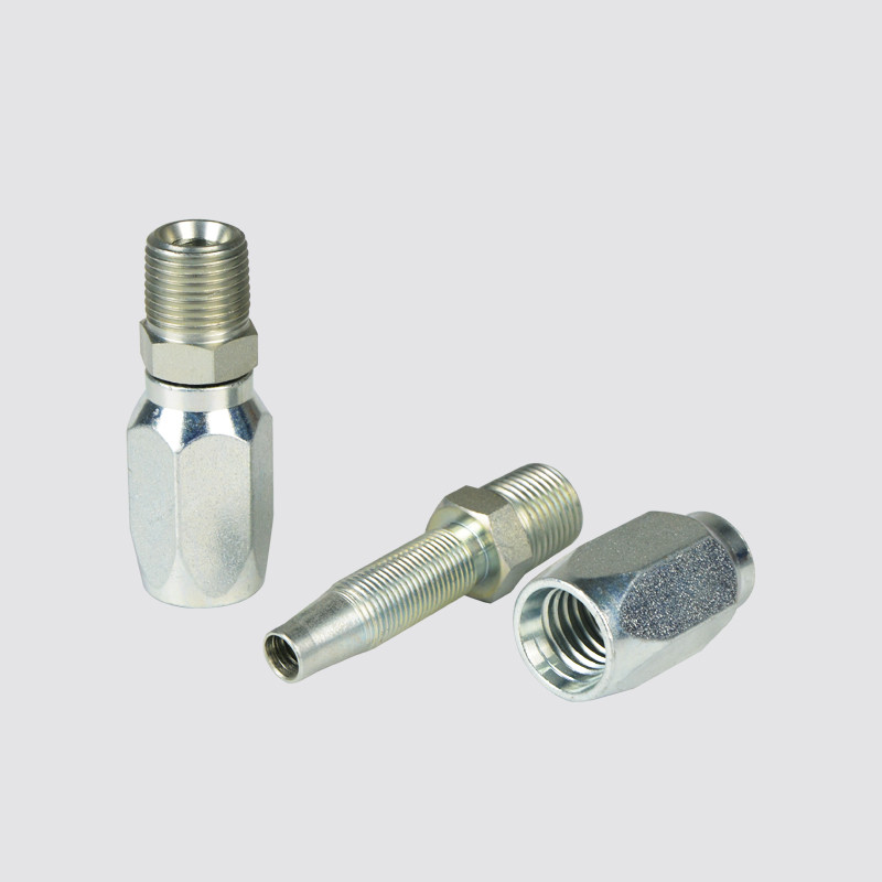 Quality 15618 - 04 - 04 Hydraulic Fitting Suppliers NPT Reusable Hose Fittings wholesale