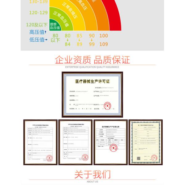 English Home Blood Pressure Device Automatic Shutdown With One Button Measurement