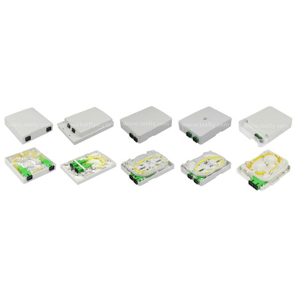 86 Type FTTH Faceplate Box SC APC SC UPC 2 Port Fiber Optic Wall Outlet