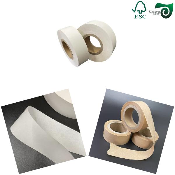 Food Grade White Kraft Straw Wrapping Paper With A Grammage Of Either 24gsm For Wrapping Straws