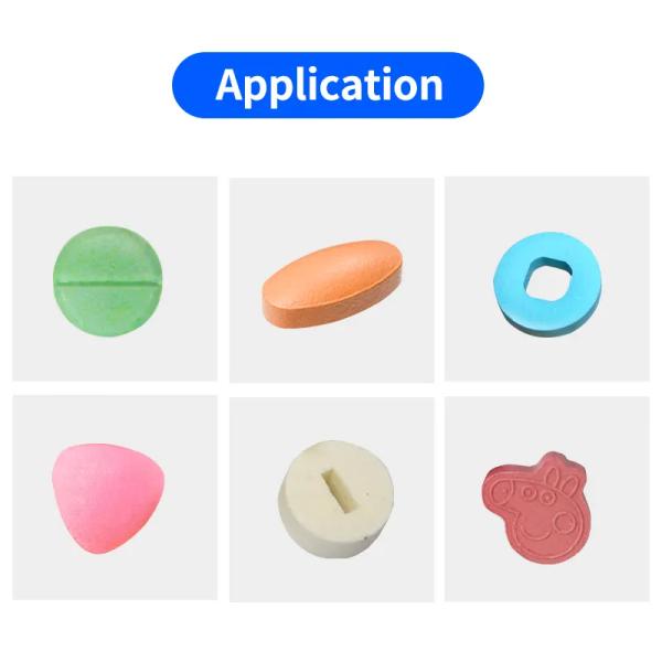 Automatic Pharmaceutical Tablet Rotary Press Machine Compression Pill Pressing For 25mm